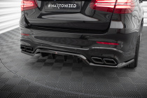 Mercedes-AMG GLC 63 SUV X253 2015-2019 Bakre Splitter / Diffuser Maxton Design